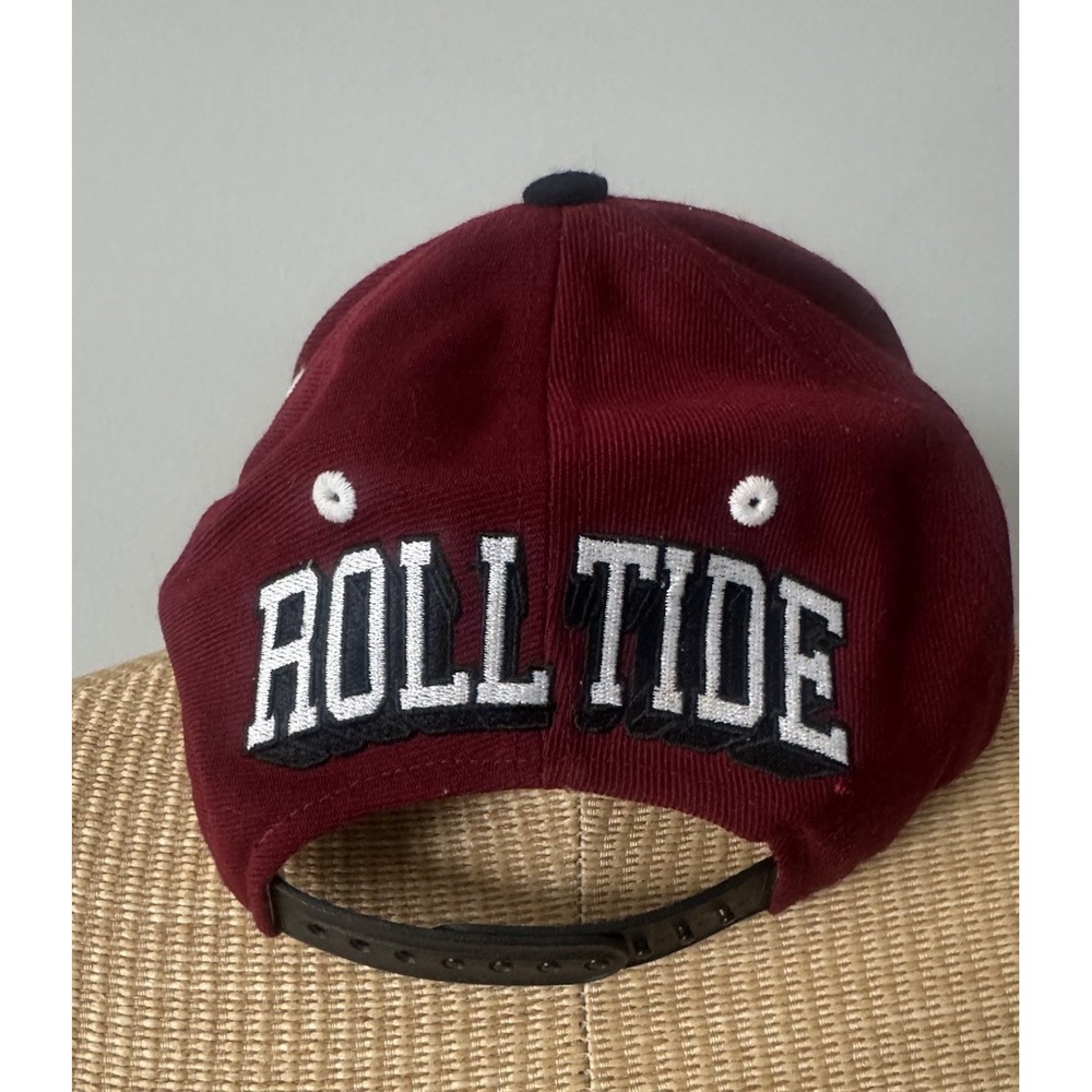 VTG Y2K University Of Alabama Crimson Tide‎ Football Snapback Spellout Roll Tide - Picture 3 of 5